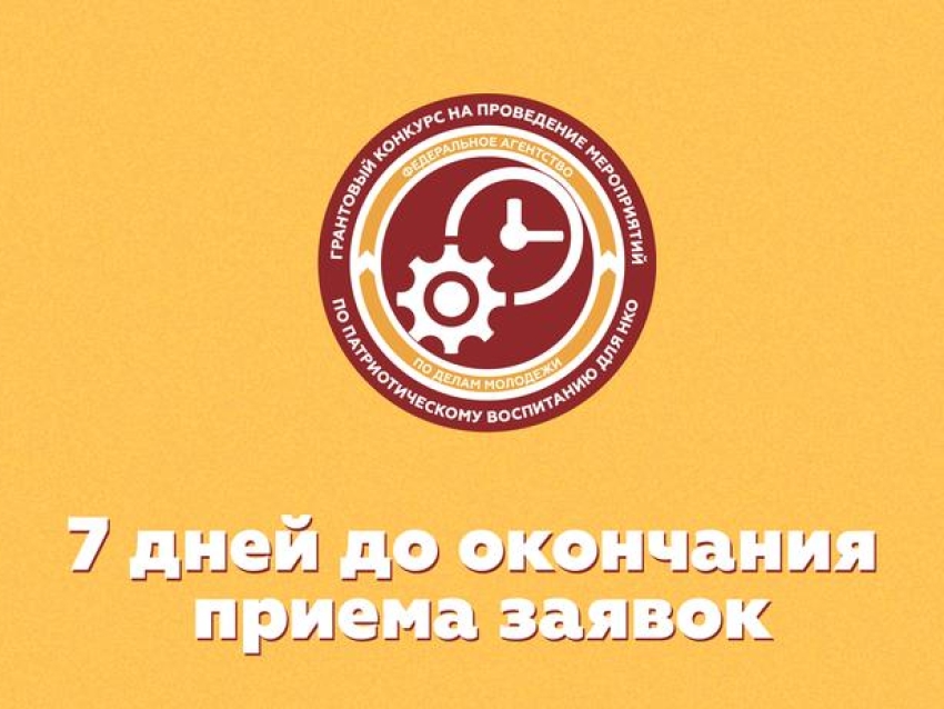 Продолжается грантовый конкурс на проведение мероприятий по содействию патриотическому воспитанию граждан Российской Федерации среди НКО